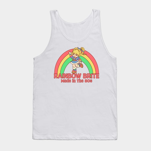 Vintage Rainbow Brite 80s Tank Top by littlepdraws